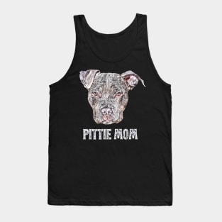 Pit Bull Terrier Mom - Pit Bull Mom Design Tank Top